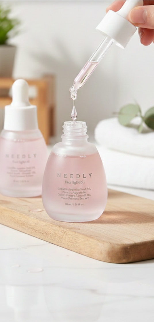 NEEDLY – Face Light Oil, Yeast Ferment Extract (30 ml)