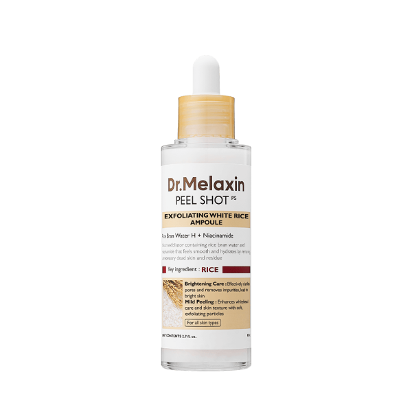 Dr.Melaxin - Peel Shot Exfoliant White Rice Ampoule - 80ml