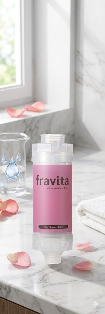 FRAVITA Shower Filter – May Queen Rose