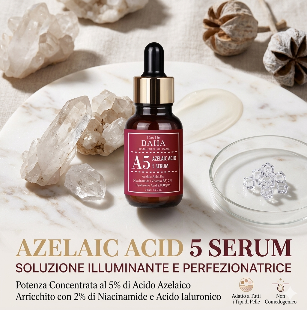 Cos de BAHA - A5 Azelaic Acid 5% Serum - 30ml