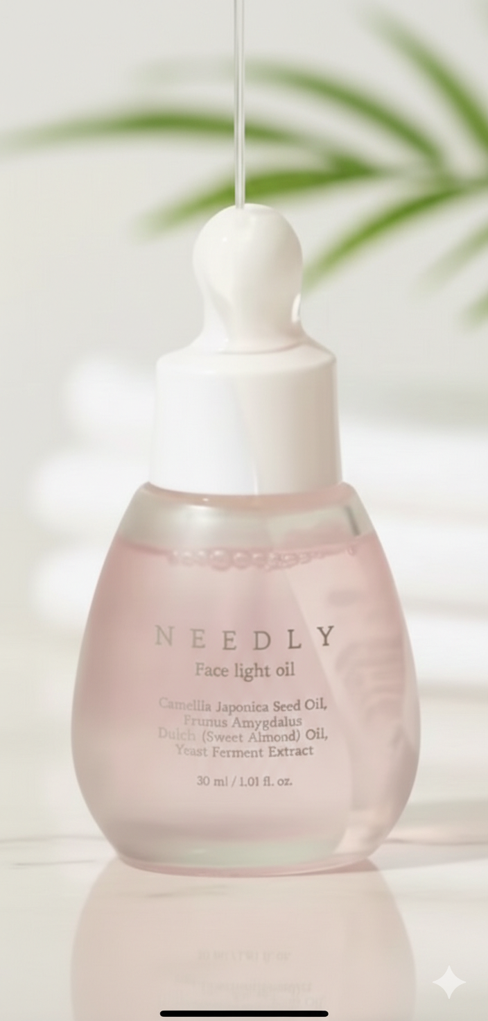 NEEDLY – Face Light Oil, Yeast Ferment Extract (30 ml)
