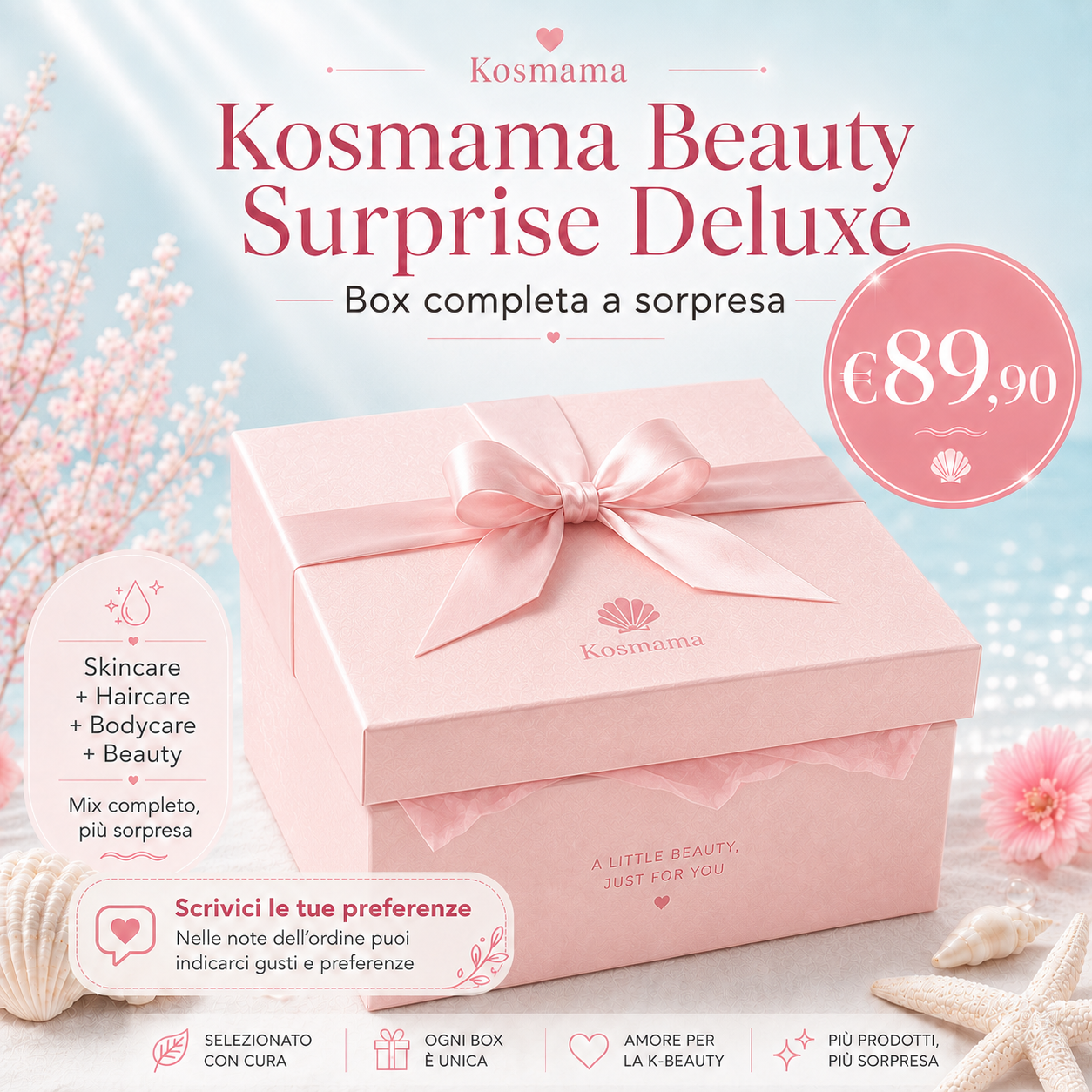 Kosmama Beauty Surprise Deluxe – Box completa a sorpresa